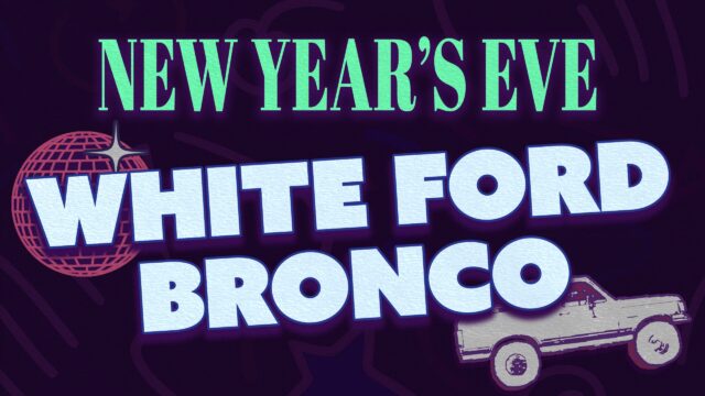White Ford Bronco: DC’s All...